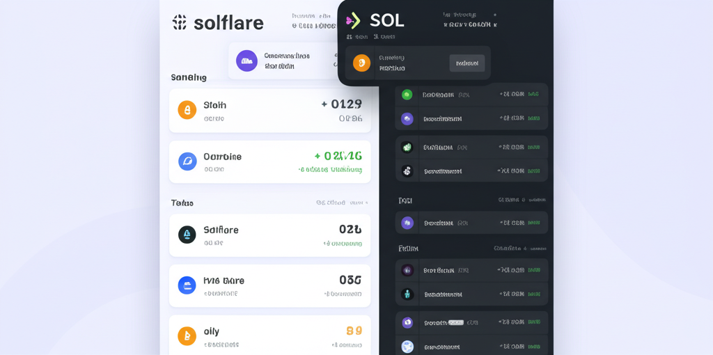 Solflare Wallet Dashboard